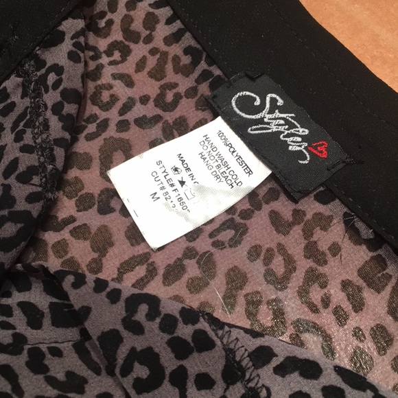 Cheetah Print Blouse - Picture 2 of 5